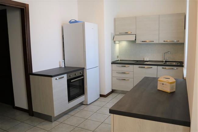 Cooking nook with fridge and oven